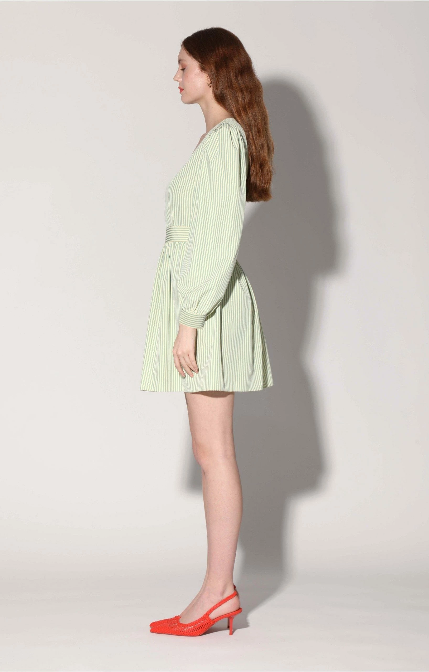 Walter Baker Sadia Dress, Lemon Teal - Image 3