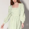 Walter Baker Sadia Dress, Lemon Teal
