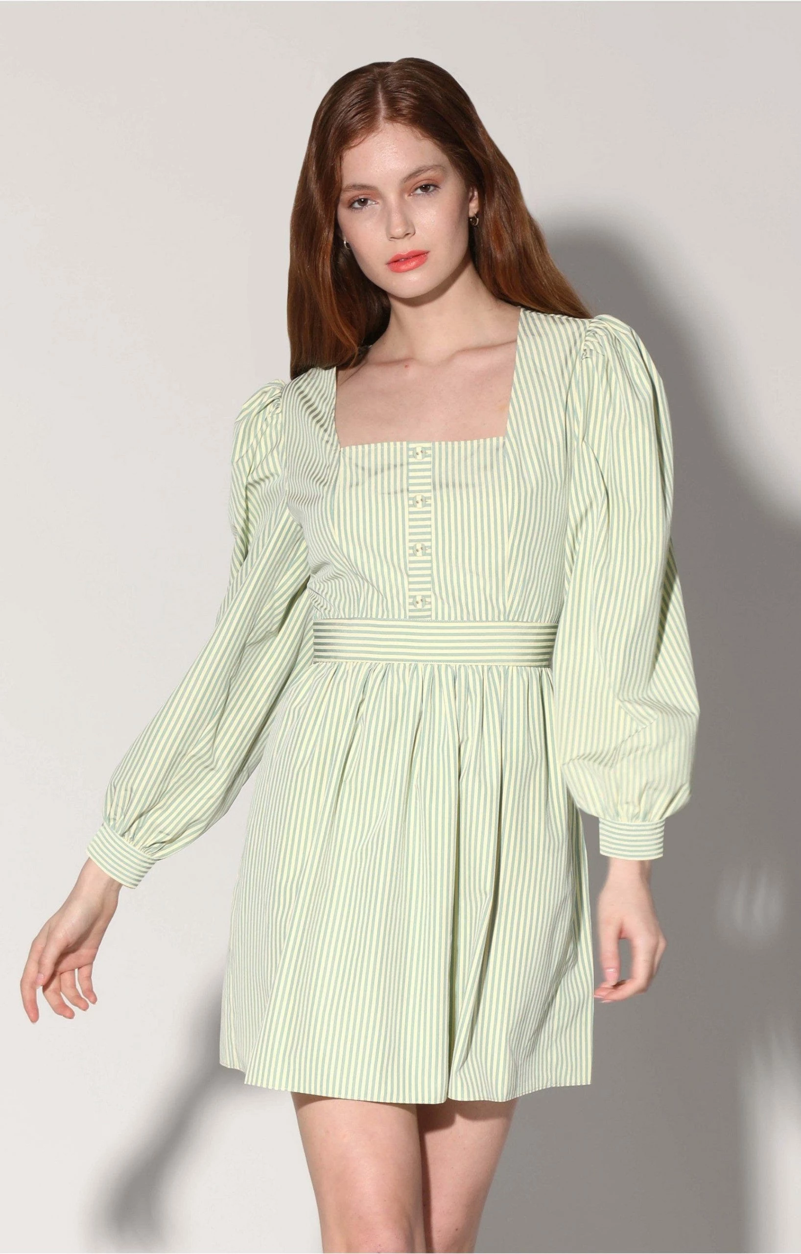 Walter Baker Sadia Dress, Lemon Teal