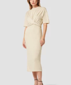 Hudson Jeans Short Sleeve Wrap Sweater Dress