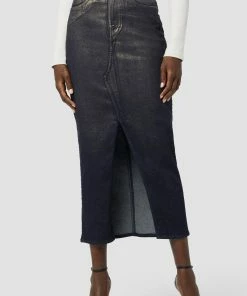Hudson Jeans Reconstructed Skirt - Ombre Foil