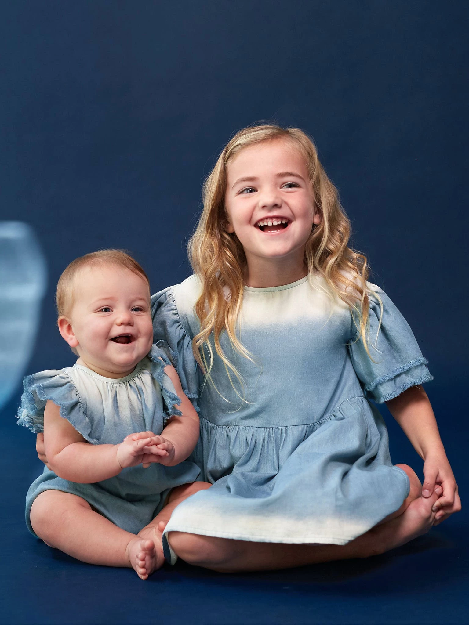 OMAMImini Fit & Flare Denim Dress - Image 4