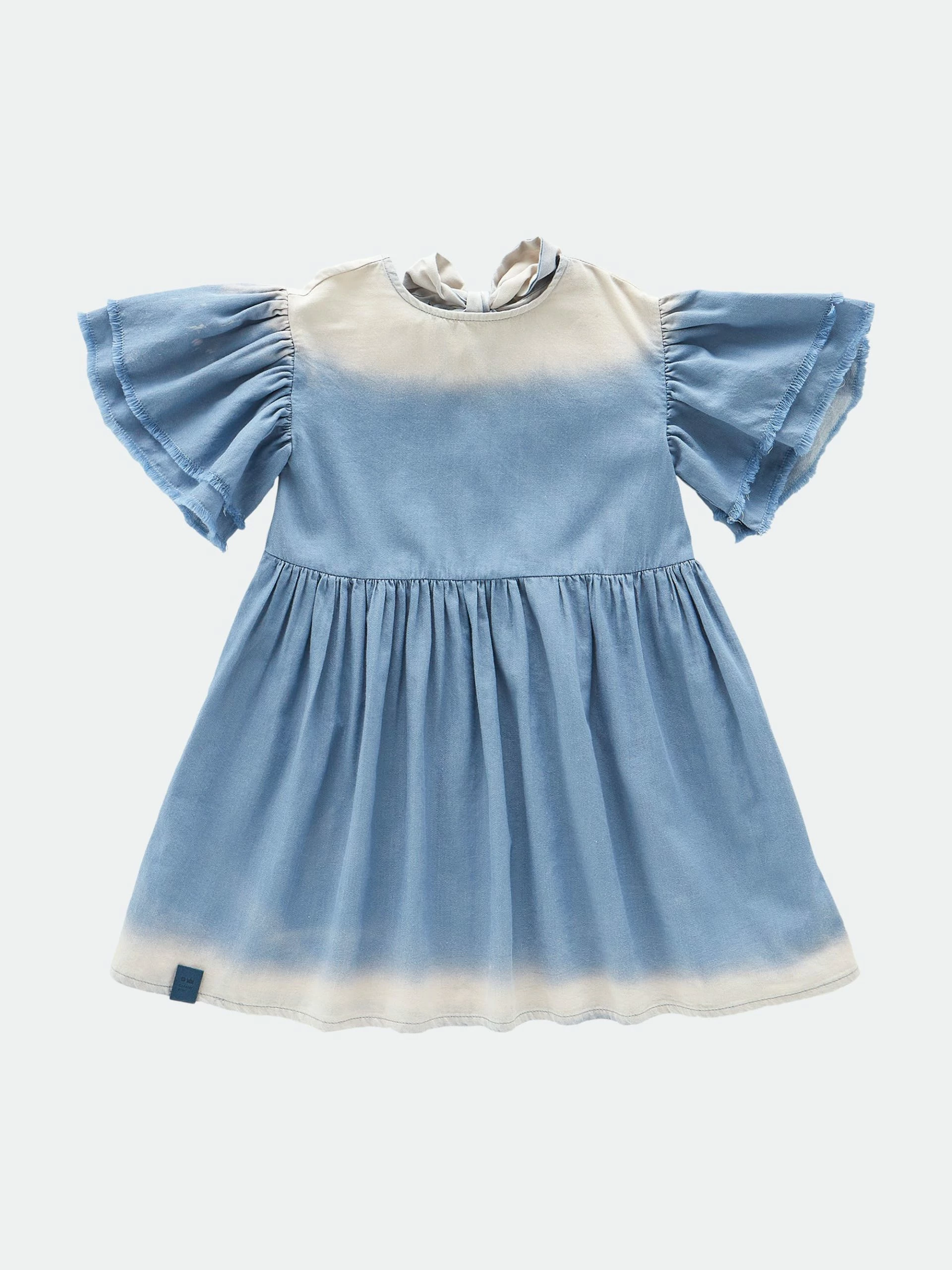 OMAMImini Fit & Flare Denim Dress