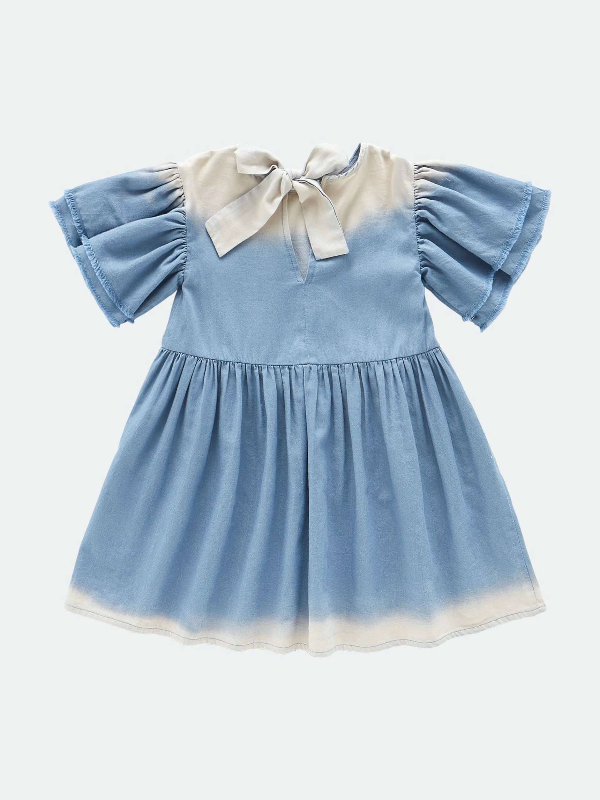 OMAMImini Fit & Flare Denim Dress - Image 2