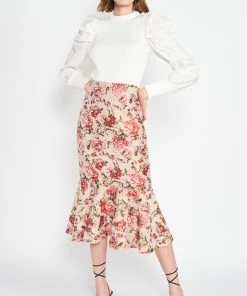 En Saison Richie Trumpet Skirt