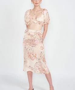 Emory Park Lennox Ruched Midi Skirt