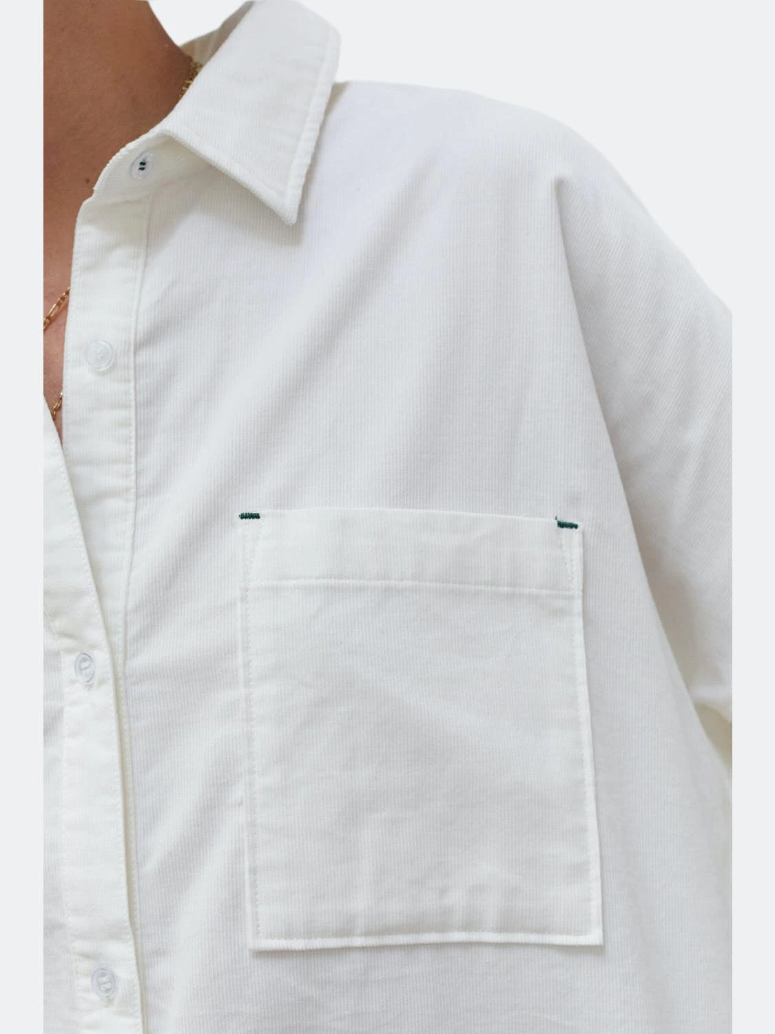 Crescent Mardi Corduroy Oversized Shirt - Image 9