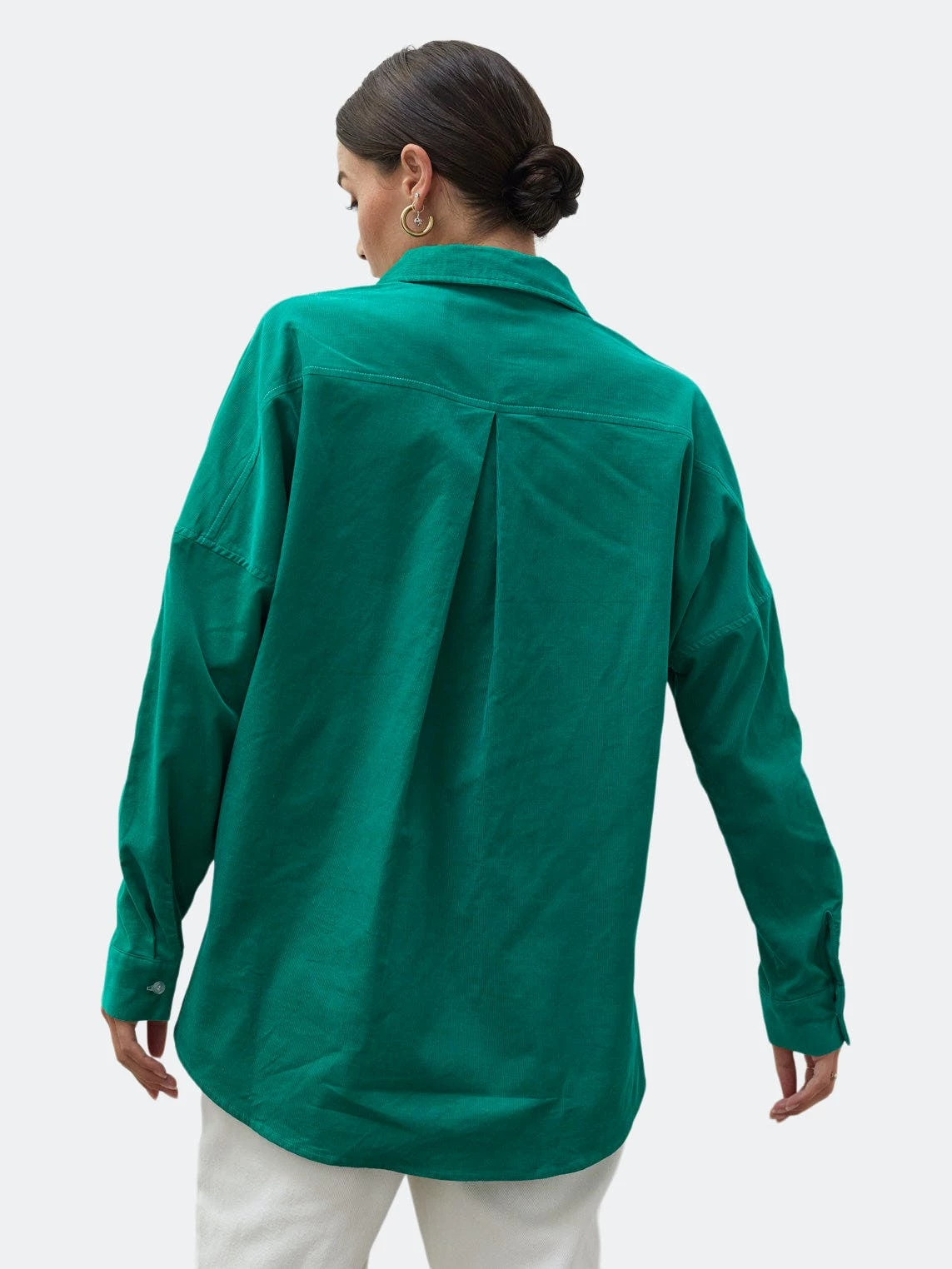 Crescent Mardi Corduroy Oversized Shirt - Image 4