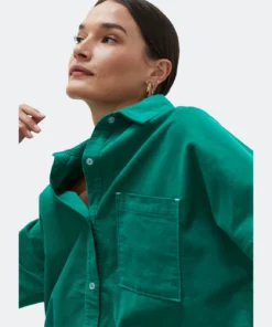 Crescent Mardi Corduroy Oversized Shirt