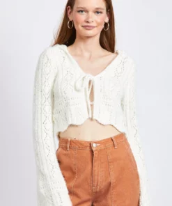 Emory Park Isabel Crochet Crop Top