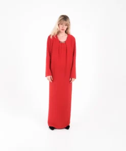 SOHUMAN Lillie Long Red Dress