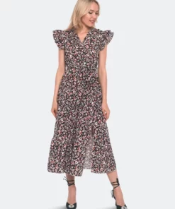 SOHUMAN Margo Cocktail Printed Dress