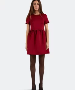 SOHUMAN Tiffany Red Mini Dress