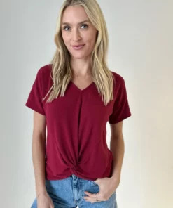 Six Fifty The Gwen Short Sleeve - Berry