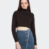 Emory Park Tetra Turtleneck Crop Top