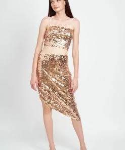 Emory Park Jasmine Sequin Midi Skirt
