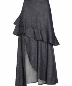 Lahive Pandora Detachable Denim Skirt