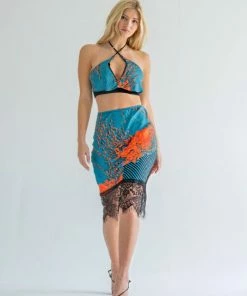 Lahive MAGDALENA Bias Slip Skirt