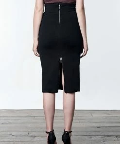 Lahive NATALIA Black Pencil Skirt