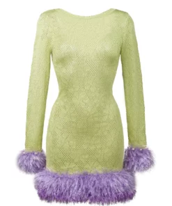 Andreeva Tropic Knit Dress With Handmade Details