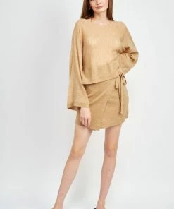 Emory Park Umber Mini Skirt