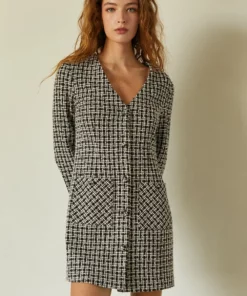 Crescent Blaire Tweed Mini Dress