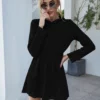 Anna-Kaci Hoodie Light Long Sleeve Spring Dress