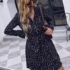 Anna-Kaci Zip Up Polka Dot Dress
