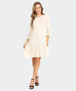 Anna-Kaci Bohemian Light Weight Lace Dress