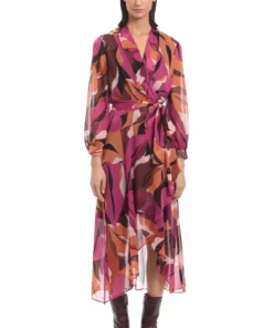 Donna Morgan Harley Wrap Dress
