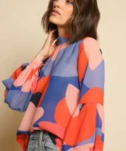 Hutch Myla Top - Blush/Blue