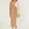 Crescent Shay Colorblock Knit Dress