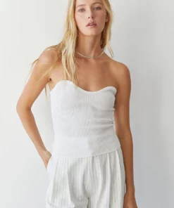 Crescent Raya Rib Corset Top