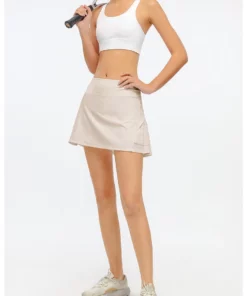 Anna-Kaci Back Pleated Lined Tennis Skirt