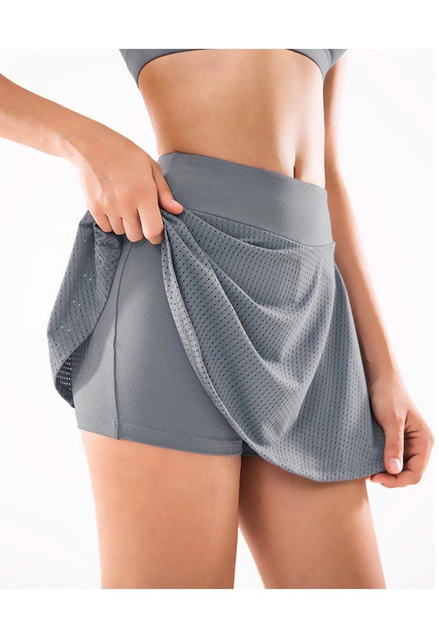 Anna-Kaci Breathable Ruffled Active Skirt - Image 7