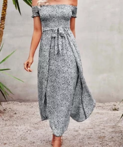 Anna-Kaci Off Shoulder Layered Dress