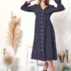 Anna-Kaci Long Sleeve Polka Dot Dress