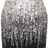 Anna-Kaci Sequin Stretchy Party Mini Skirt