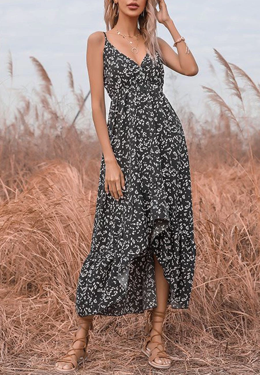 Anna-Kaci Floral High Low Summer Dress - Image 2