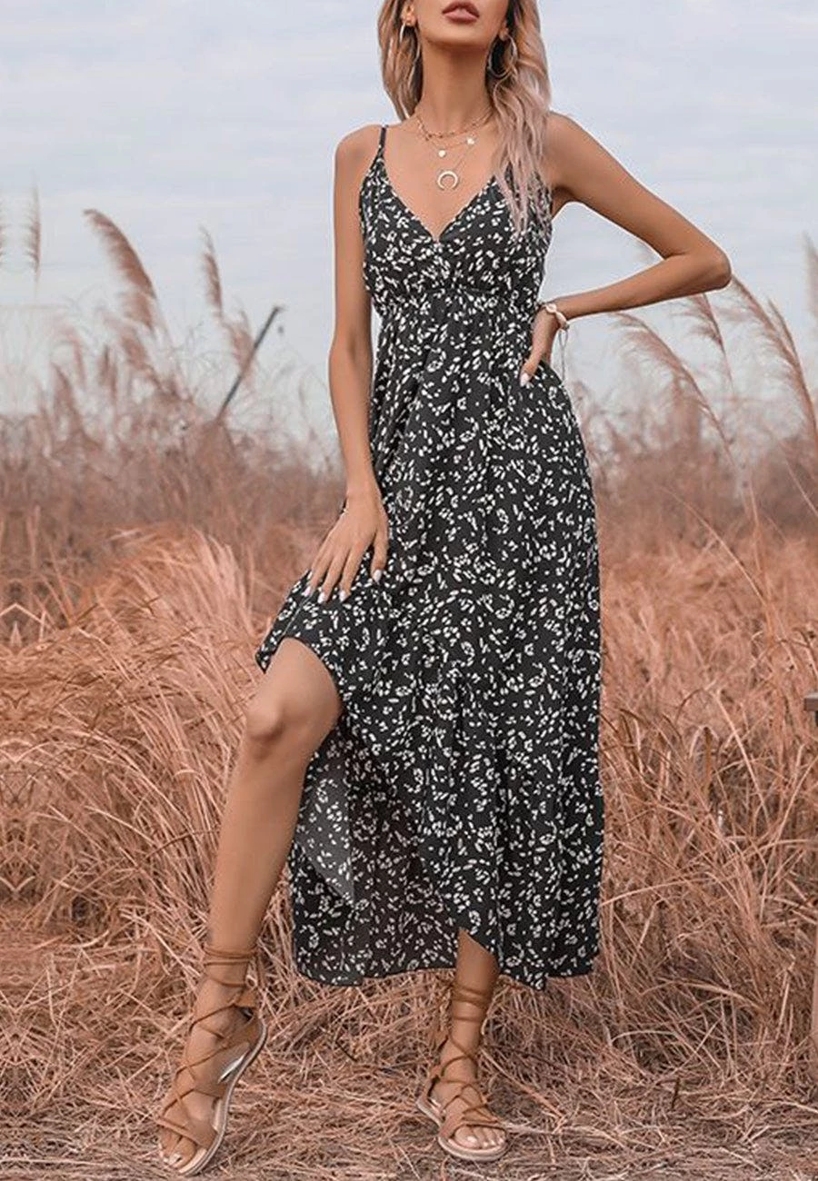 Anna-Kaci Floral High Low Summer Dress