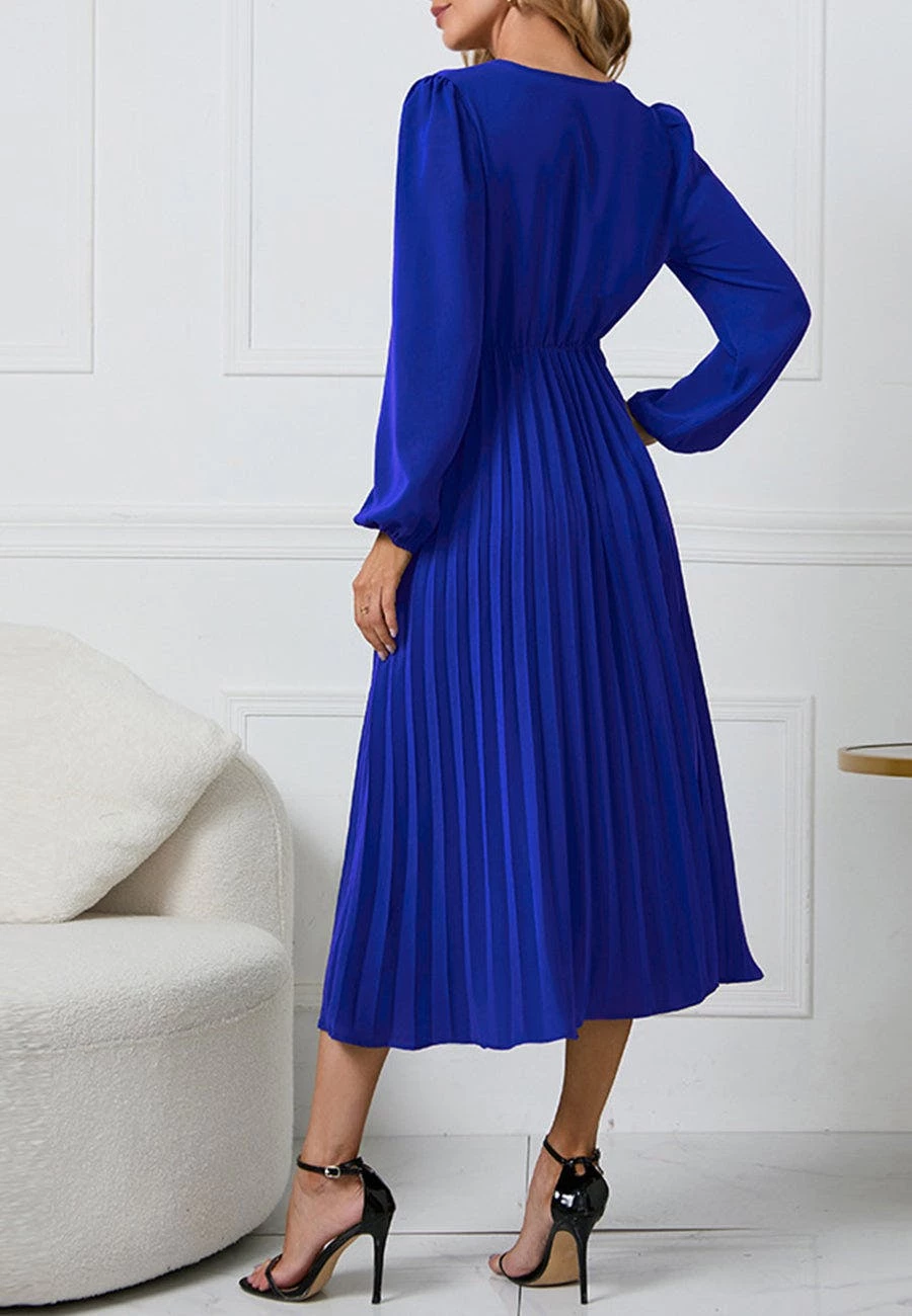 Anna-Kaci Surplice Neck Belted Dress - Image 7