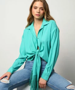 Hutch Webster Top - Teal