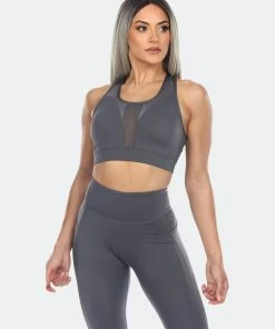 White Mark Racer Back Sports Bra