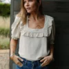 Rachel Pally Linen Dorothy Top
