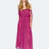 Miguelina Juno Tassel Tie Dress