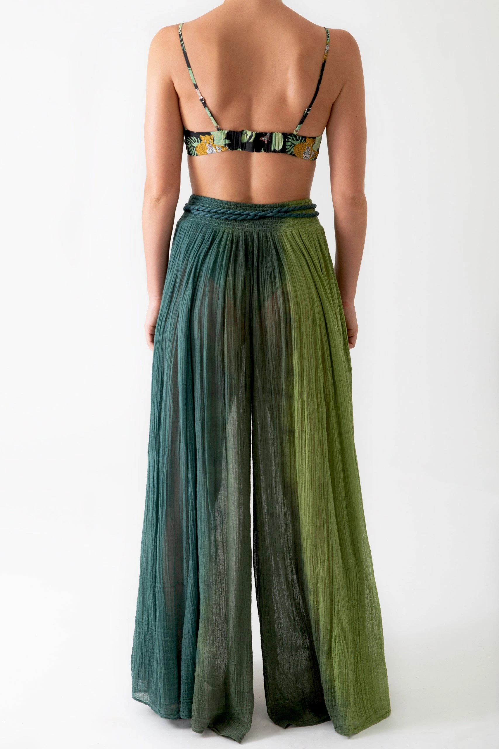 Miguelina Block-Printed Jungle Bralette - Image 4