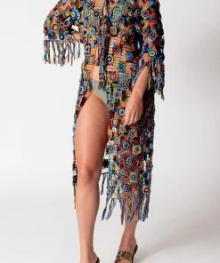 Miguelina Márcia Handmade Filet Lace Coverup