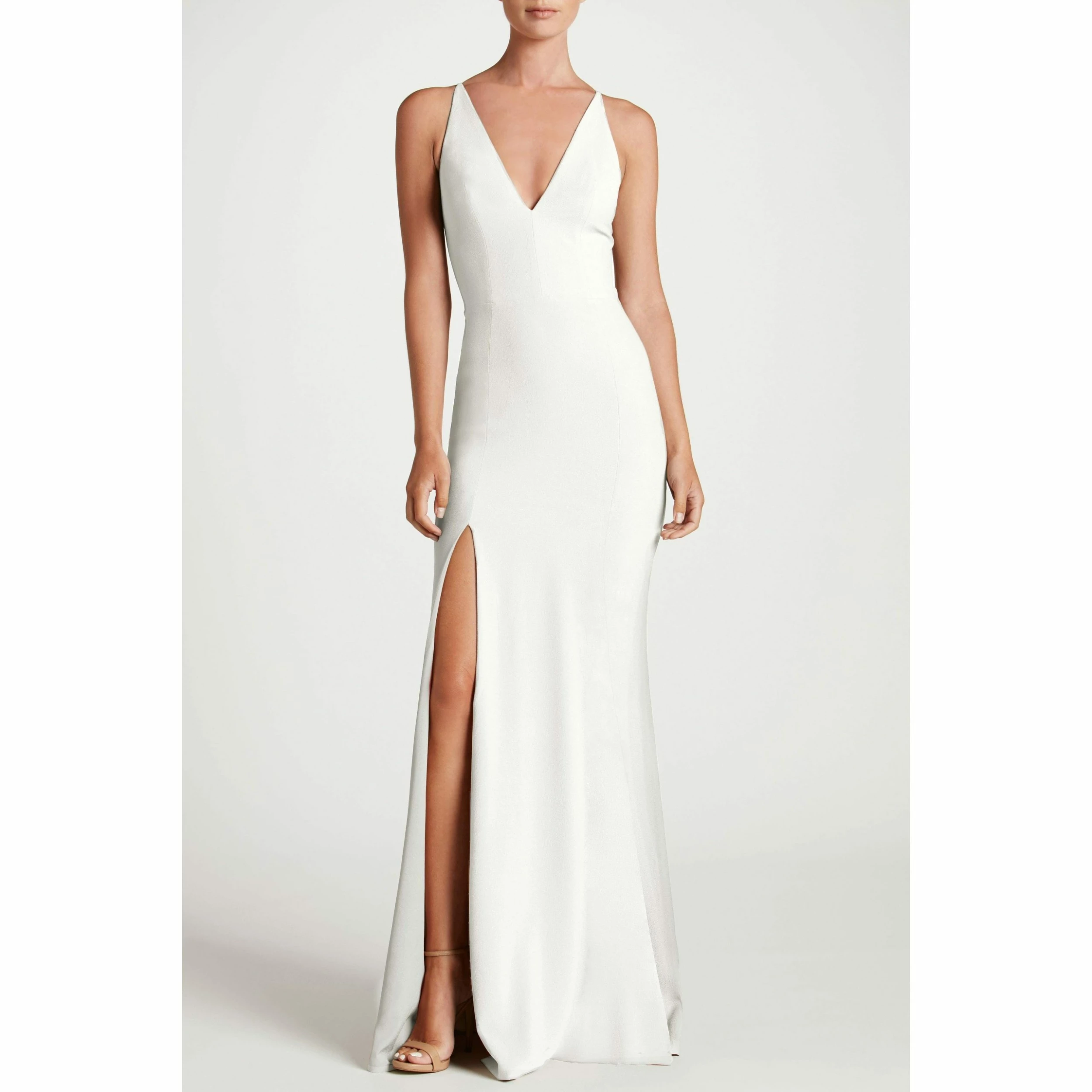 Dress The Population Iris Gown - Off White