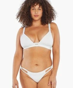 Vitamin A Neutra Bralette Top - White EcoLux