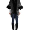 Saachi Style Cooper Fur Kimono